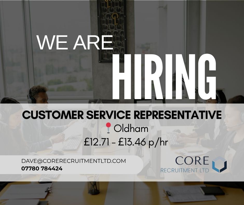 We are hiring CUSTOMER SERVICE REPRESENTATIVE!