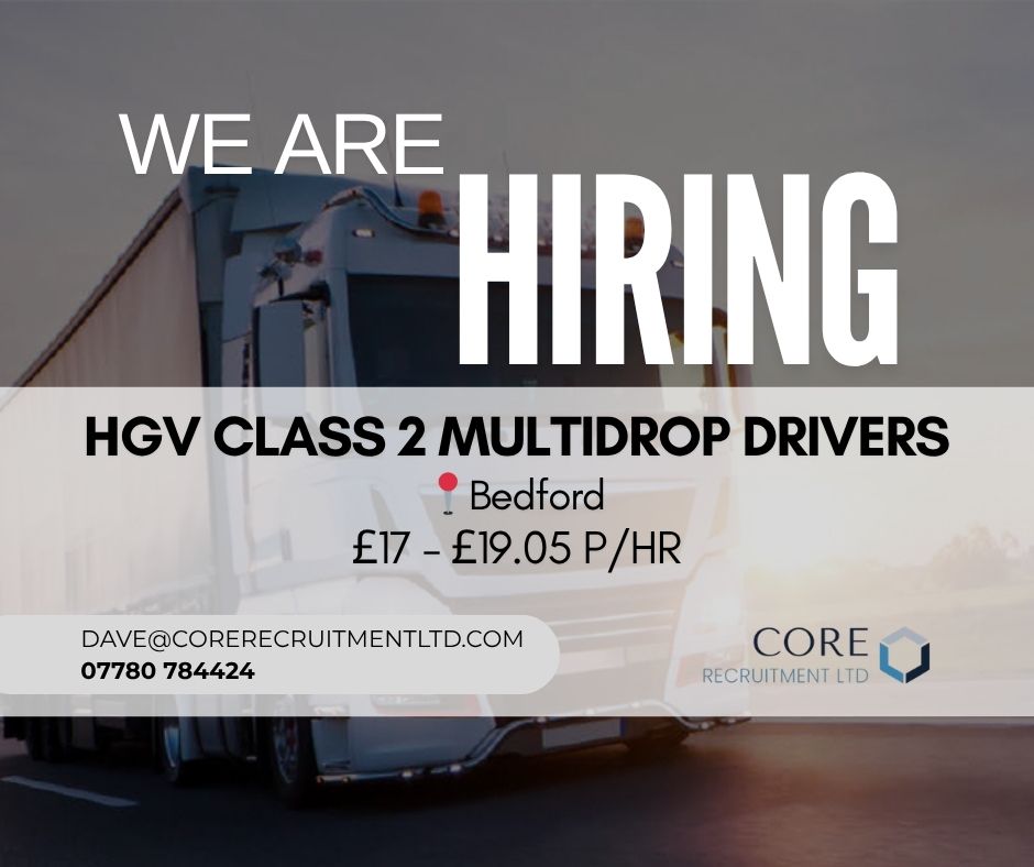 We are hiring CLASS 2 MULTIDROP DRIVERS!