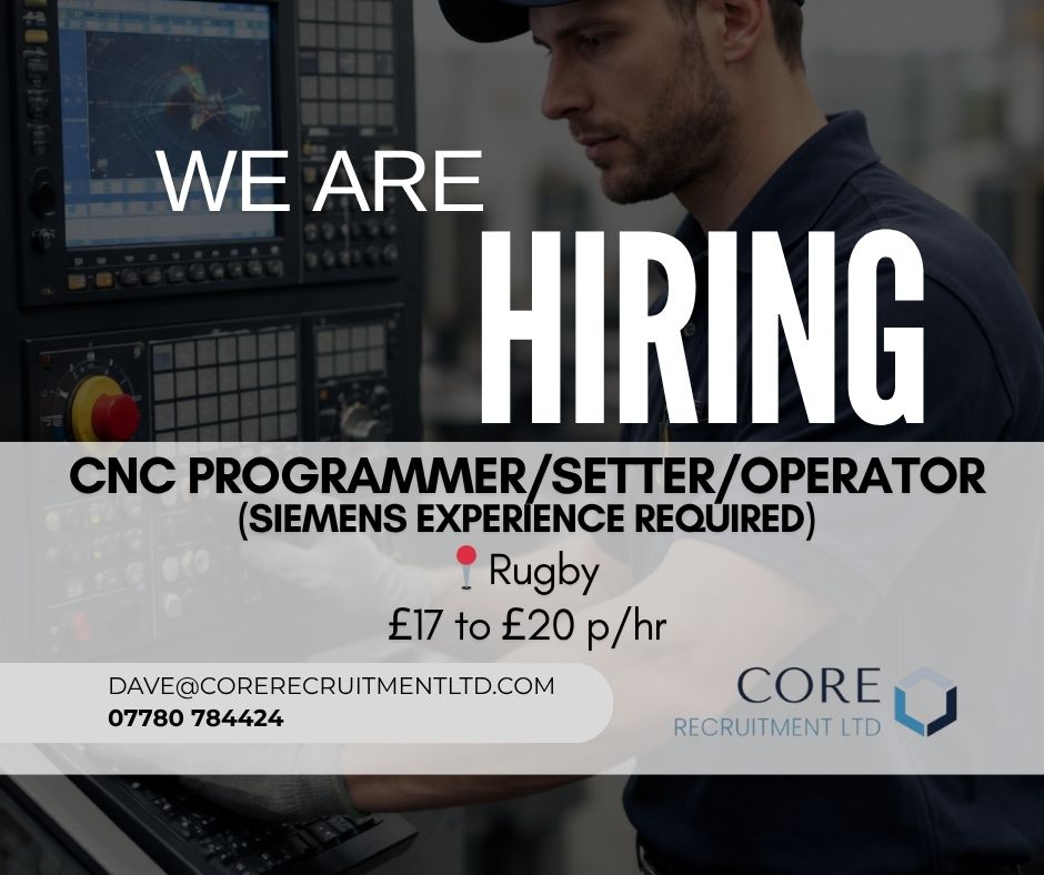 We are hiring CNC Programmer/Setter/Operator!