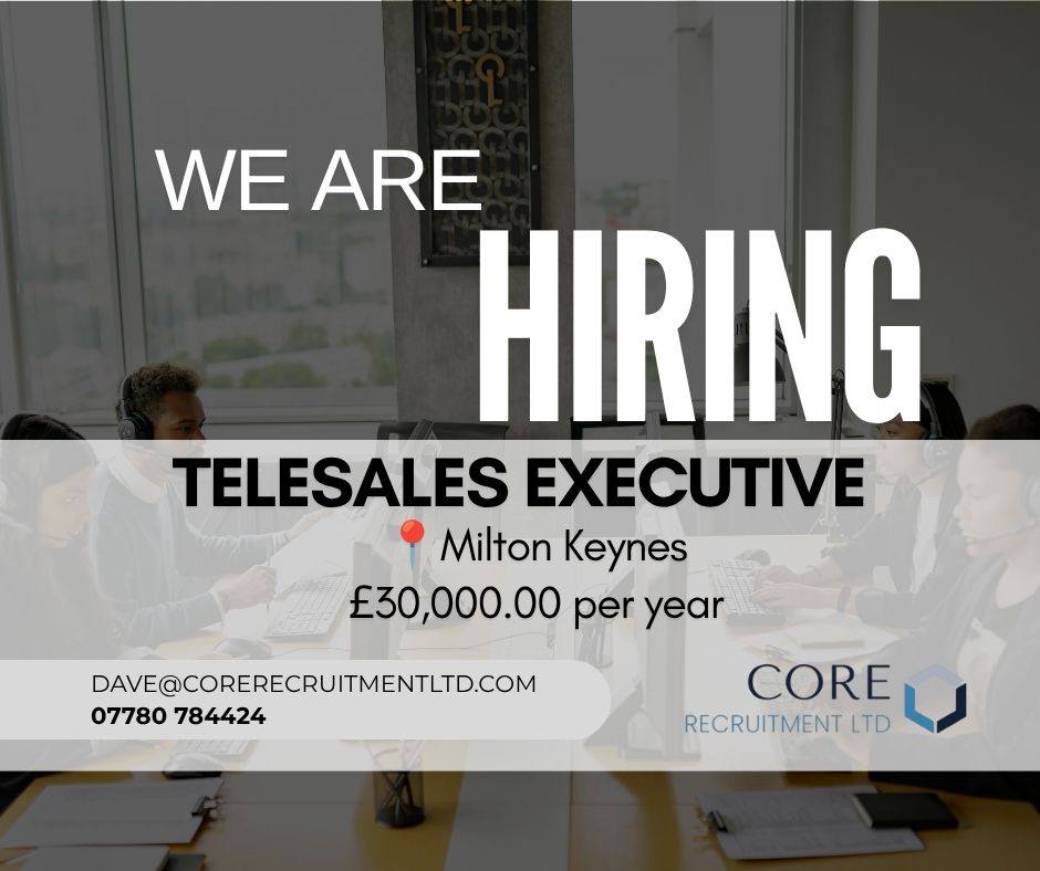 We are hiring TELESALES EXECUTIVE!