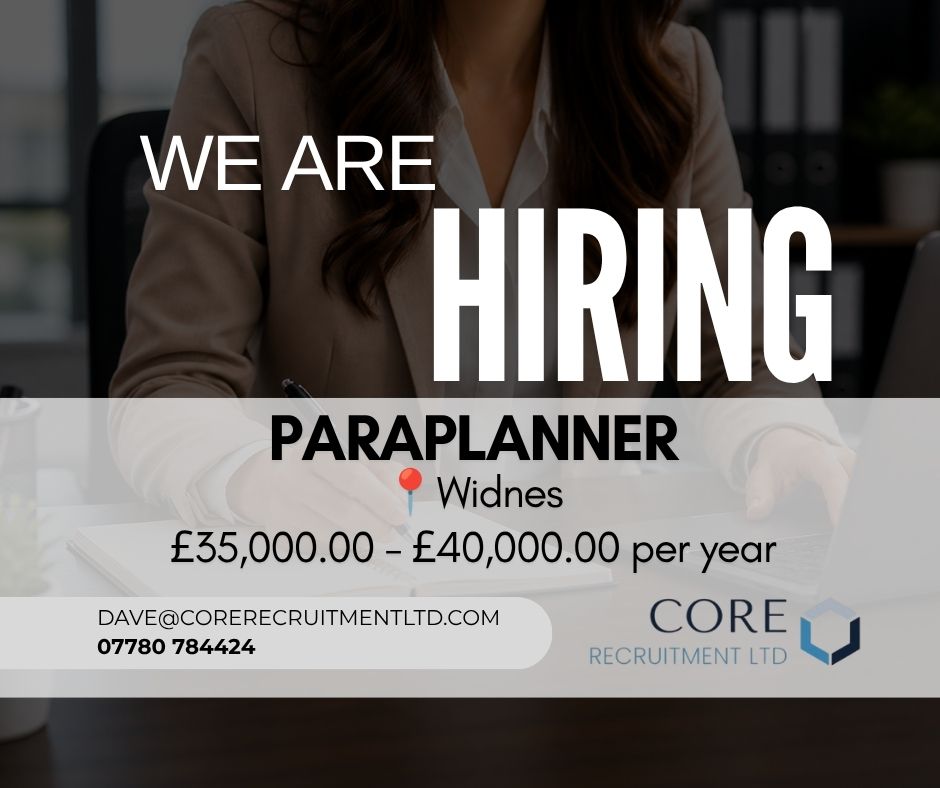 We are hiring PARAPLANNER!