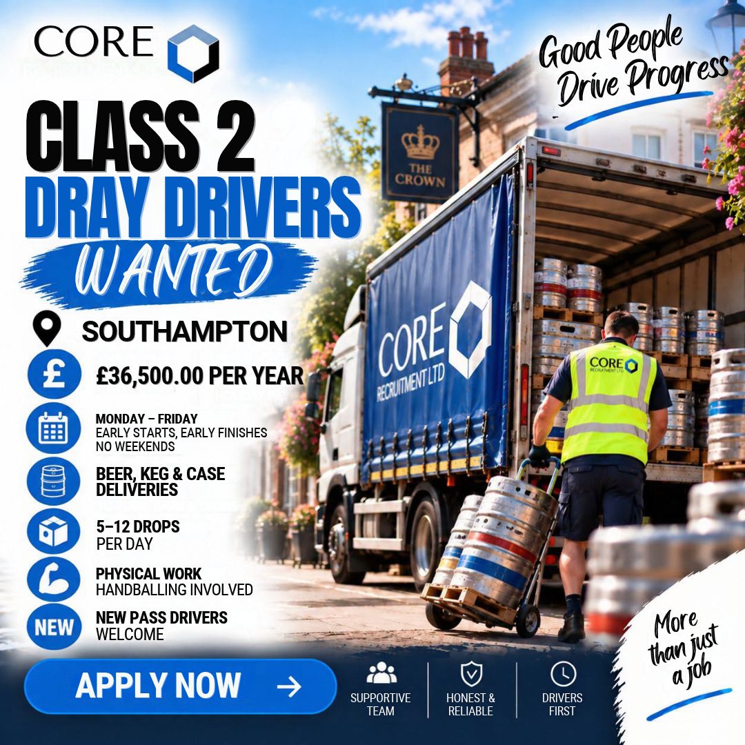We are hiring HGV CLASS 2 DRIVERS!